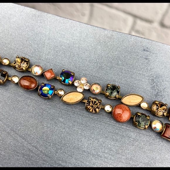 Vintage Sorrelli Crystal Necklace Boho - Picture 3 of 6